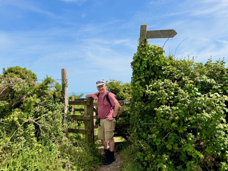 PlanetSKI hiking the South West Coastal Path. Image © PlanetSKI